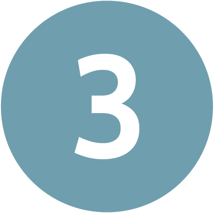 number three icon